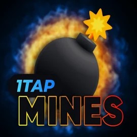 1Tap Mines online game logo by Turbo Games on gigaspinzcasino.org
