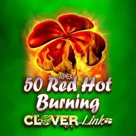 50 Red Hot Burning Clover Links logo – Slots by Novomatic at Gigaspinz Casino