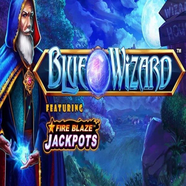 Enjoy Blue Wizard Fire Blaze Jackpots by Rarestone Gaming – logo hosted on gigaspinzcasino.org