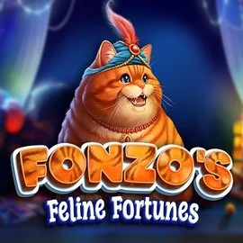 Fonzos Feline Fortunes slot logo by Pragmatic Play at Gigaspinz Casino