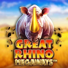 Official Slots logo: Great Rhino Megaways by Pragmatic Play at Gigaspinz Casino