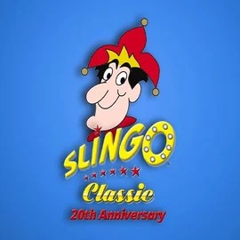 Slingo Classic 20th Anniversary logo by Slingo at Gigaspinz Casino