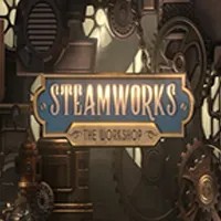 Steamworks The Workshop by Peter & Sons, showcased at gigaspinzcasino.org – game logo